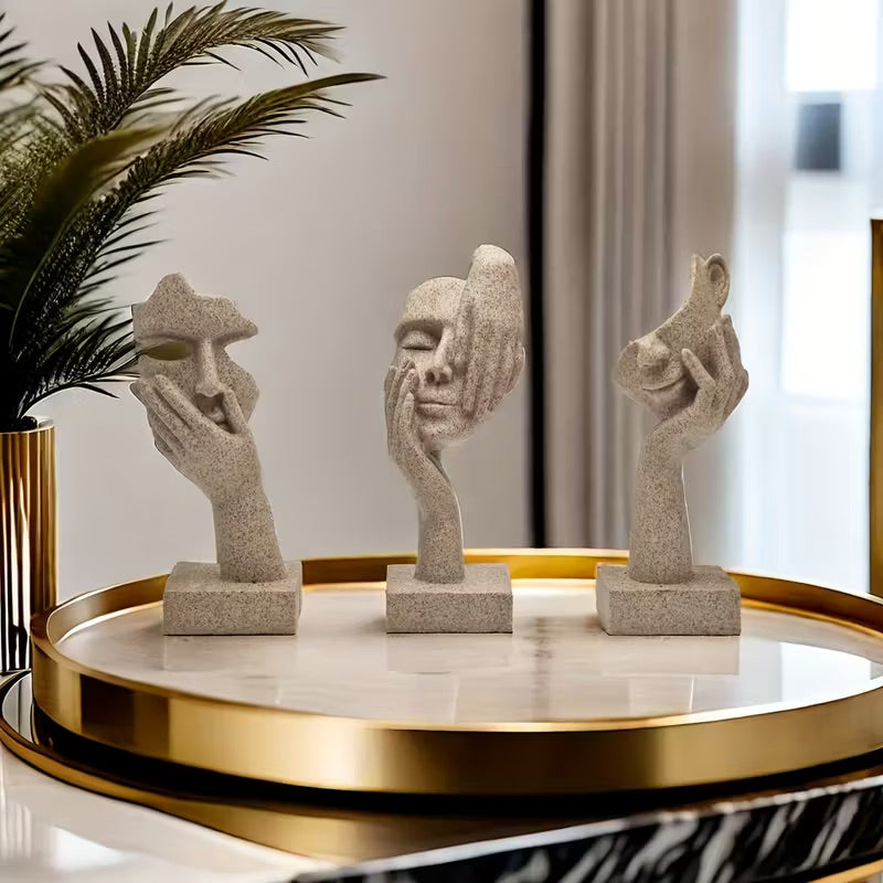 Nordwood Skulptur Sandstensmask
