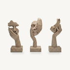 Nordwood Skulptur Sandstensmask